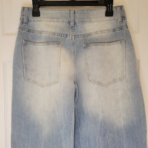 FASHION NOVA Wide Leg High Rise/Waist Baggy Jeans NWOT - Picture 7 of 10